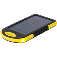 The Arin - Rubberised solar power bank (4000 mAh)