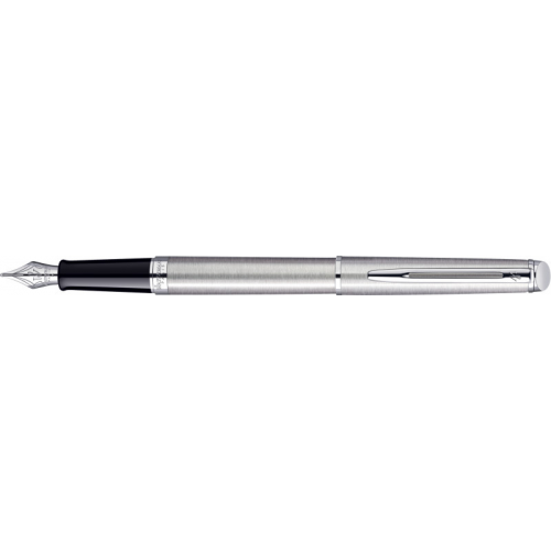Waterman Hemisphere Essential stainless steel fountain pen with blue ink