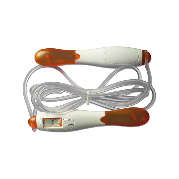 Skipping rope with a counting LCD display.