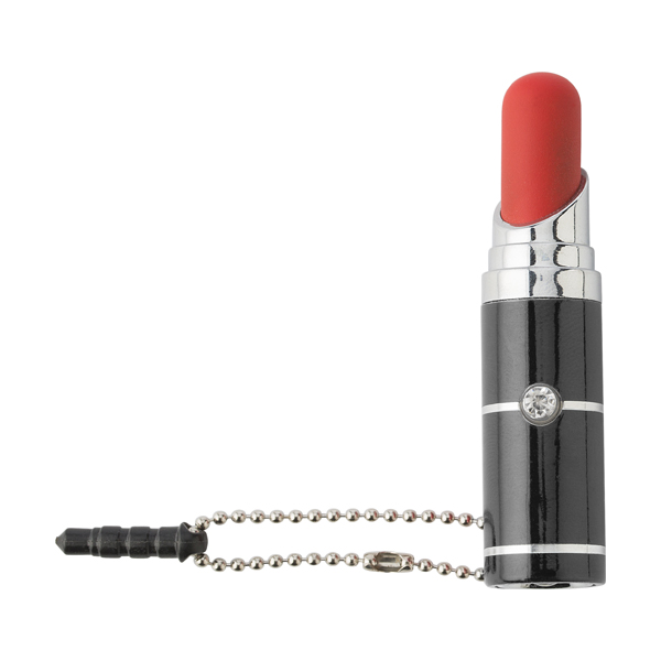Lipstick shaped with one led light.