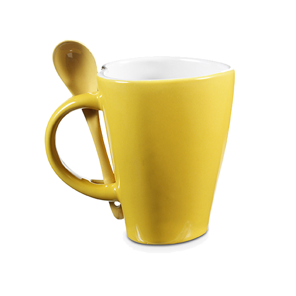 Coffee mug, heart shape