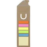 House shaped bookmark and sticky notes.            