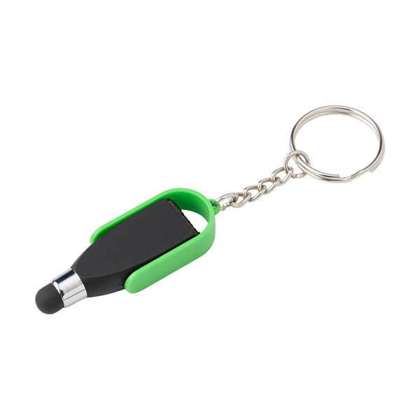 ABS key chain with tip for capacitive screen prints
