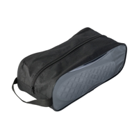 Non-woven (80g/m2), zipped bag with polyester carry handle.