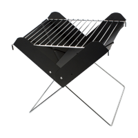 Foldable barbecue grill.