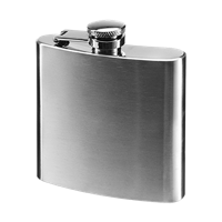 6oz Stainless steel hip flask