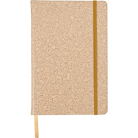 PU covered notebook with cork print (A5)           
