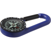 Plastic compass with plastic carabineer