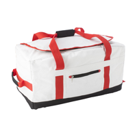 Polyester 600D travel bag/backpack.