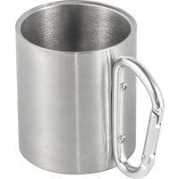 Stainless steel double walled travel mug (185ml)