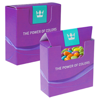 Mini box with mixed fruit sweets