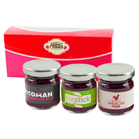 Set of 3 jars of jam