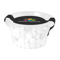 Sweet tub with dextrose mints