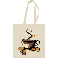 Cotton bag in natural colour