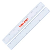 Ultra thin scale ruler, ideal for mailing, 300mm