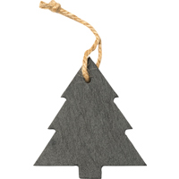 Slate tree ornament