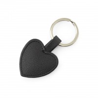 Heart Shaped key Fob in recycled Como, a quality vegan PU.