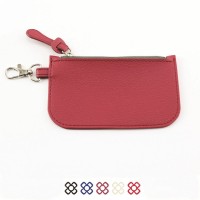 Mini Zipped Pouch with Bag Clip in Recycled Como rPET