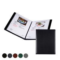 Hampton Leather A4 Information, Wine List or Menu Holder to hold 4 sheets of a4 information.
