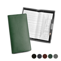 Leather Golf Score Card Holder with Handicap Card