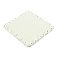 Deluxe Square Coaster  in recycled Como, a quality vegan PU.