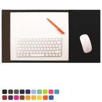  A3 Desk Pad Blotter with Integral Mouse Mat in Soft Touch Vegan Torino PU. 