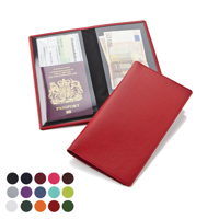 Economy Travel Wallet in a choice of Belluno Colours