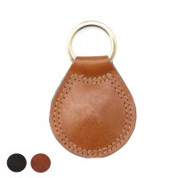 Chelsea Leather Teardrop Key Fob