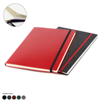 Hampton Leather A4 Casebound Notebook with Elastic Strap