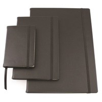 Sandringham Nappa Leather A4 Casebound Notebook with Elastic Strap