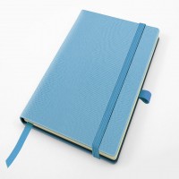 Exotic Textured  Pocket Casebound Notebook with Elastic Strap & Pen Loop