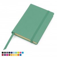 Torino Vegan Soft Touch Pocket Casebound Notebook with Elastic Strap