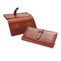 Accent Sandringham Nappa Leather Colours, Deluxe Travel Wallet with Strap