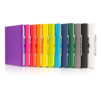 Soft Feel PU Dunn A4 Notebook & Pen Set