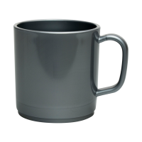 Plastic Mug Silver