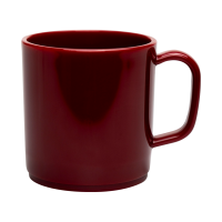Plastic Mug Burgundy