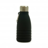 BODMIN 550ml COLLAPSIBLE SILICONE DRINKS BOTTLE WITH CARABINER
