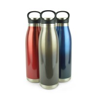 470ml double walled stainless steel drinks bottle with coloured gradient effect