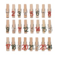 24 clip advent calendar set