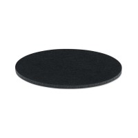 Round coaster in RPET felt