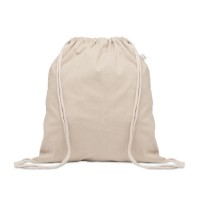 Recycled cotton drawstring bag