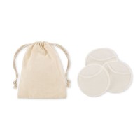 Reusable face cleaning pad set