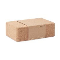 Cork yoga brick