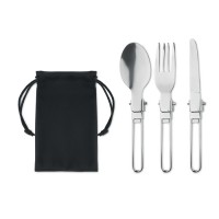 3-piece camping cutlery set