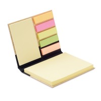 Bamboo sticky note memo pad