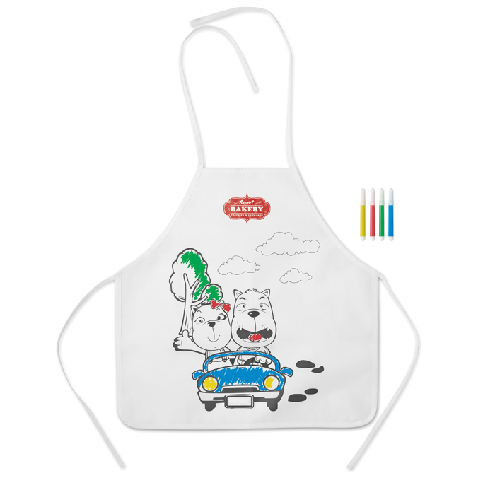 Non Woven Apron With 4 Markers