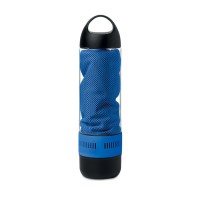 Bottle,BT speaker and towel