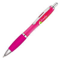 CLEARANCE (BLUE INK) Contour Frost Ballpen (Line Colour Print)