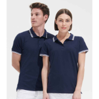 SOL'S Pasadena Tipped Cotton Piqué Polo Shirt