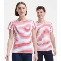 SOL'S Ladies Miles Striped T-Shirt